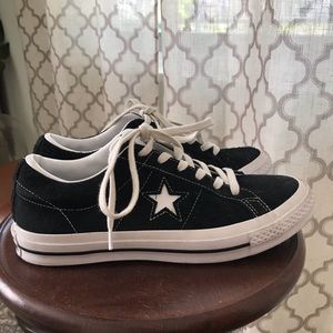 Converse one star core sneakers suede 9 black
